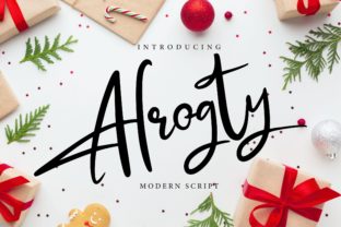 Alrogty: A Beautiful Script Font
