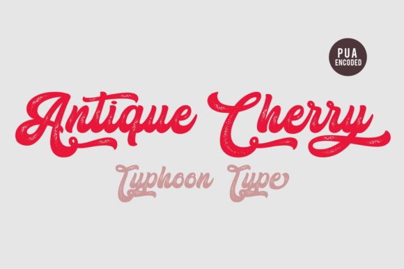 Antique Cherry: A Vintage Script for Business Branding