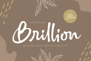 Brillion: A Sweet Script Font for Craft Creators