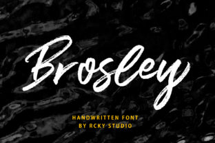 Brosley: A Script Typeface for Modern Marketing