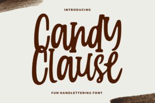 Candy Clause: A Sweet Script Font