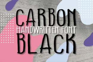 Carbon Black Font for Editorial Design
