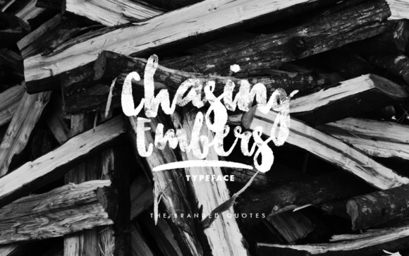 Chasing Embers: A Stylish Script Font