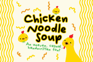 Chicken Noodle Soup Font for Business