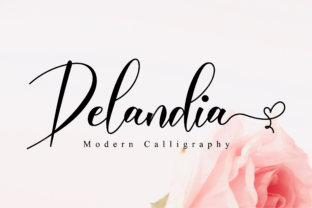 Delandia: Elegant Script Font for Craft Creators