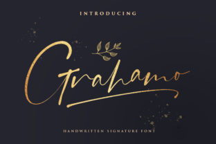 Grahamo: A Sweet Script Font