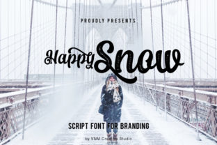 Happy Snow: A Bold Font for Digital Campaigns