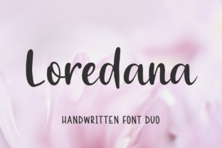 Loredana: A Handwritten Font for Creative Makers