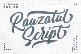 Rauzatul: A Script Font for Creative Campaigns
