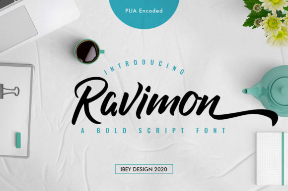 Ravimon: A Luxurious Font for Business Branding