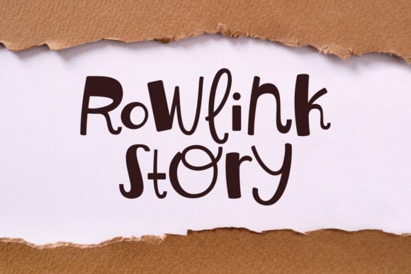 Rowlink Story: A Font for Business Branding