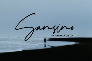 Sansino: A Script Font for Web Design