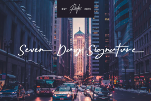 Seven Day Signature Font Review