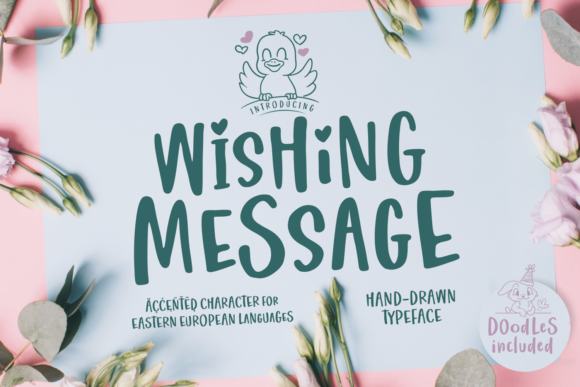 Wishing Message Font for Elegant Design
